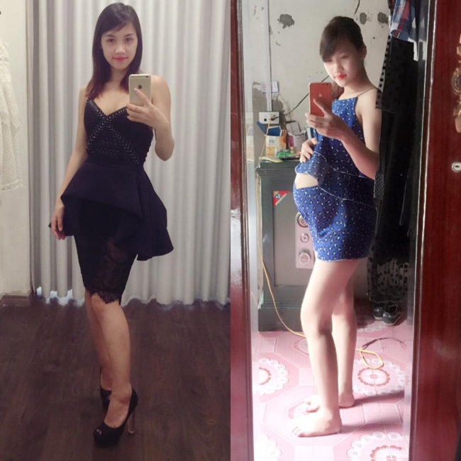 vay ao loi thoi, xau xi nhung chi em van man nguyen tu hao khi mang bau - 1