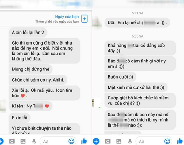 Vui tay kết bạn Facebook với trai đã có chủ, cô gái bị người yêu anh chàng mắng nhiếc, lập bàn thờ vì ghen - Ảnh 2.
