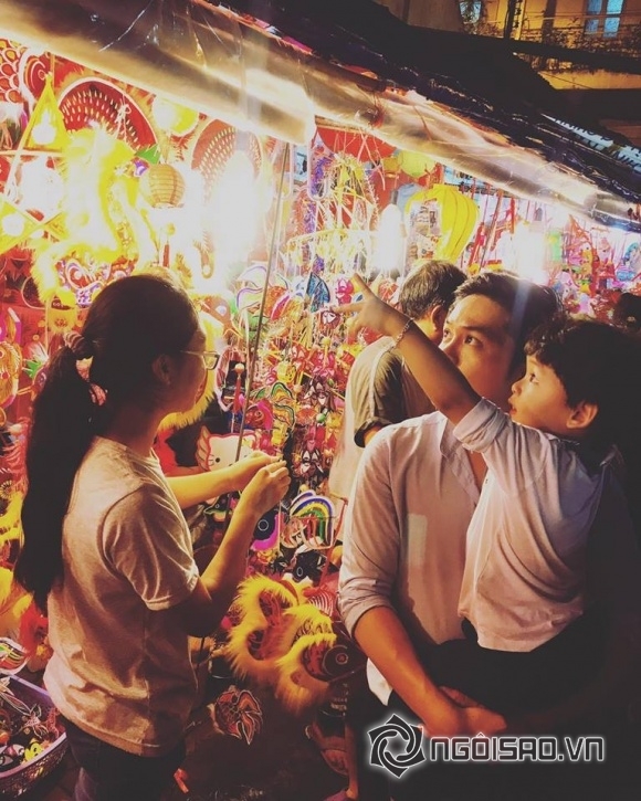 sao việt, sao việt vui trung thu, trung thu của sao việt, con sao việt đi chơi trung thu, sao việt làm gì dịp trung thu