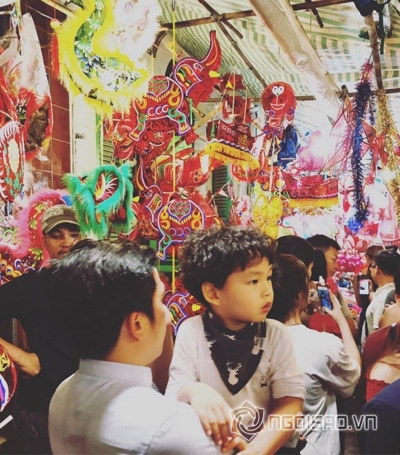 sao việt, sao việt vui trung thu, trung thu của sao việt, con sao việt đi chơi trung thu, sao việt làm gì dịp trung thu