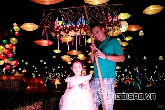 sao việt, sao việt vui trung thu, trung thu của sao việt, con sao việt đi chơi trung thu, sao việt làm gì dịp trung thu